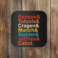 Benson& Tutuola& Cragen& Munch& Stabler& Jeffries& Cabot. Coaster thumb 0