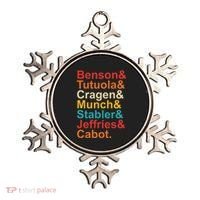 Benson& Tutuola& Cragen& Munch& Stabler& Jeffries& Cabot. Ornament thumb 0