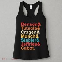 Benson& Tutuola& Cragen& Munch& Stabler& Jeffries& Cabot. Women's Tank Top thumb 3