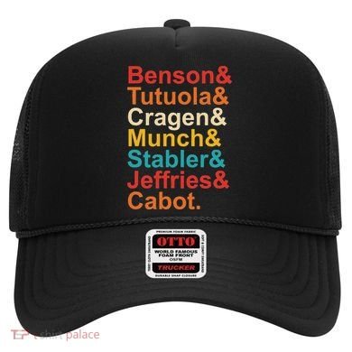 Benson& Tutuola& Cragen& Munch& Stabler& Jeffries& Cabot. Hat