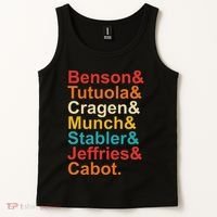 Benson& Tutuola& Cragen& Munch& Stabler& Jeffries& Cabot. Tank Top thumb 2