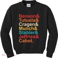 Benson& Tutuola& Cragen& Munch& Stabler& Jeffries& Cabot. Kids Sweatshirt thumb 0