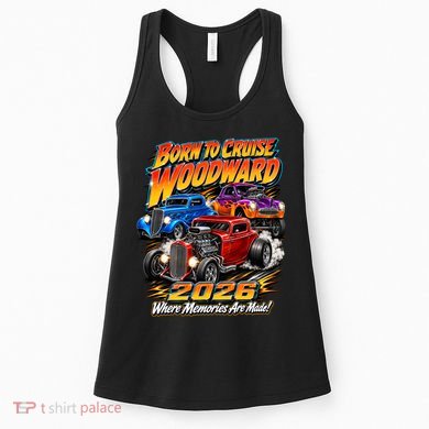 Born To Cruise Woodward 2026 Classic Hot Rods Women's Tank Top