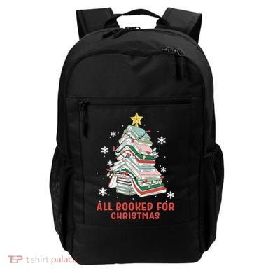 Book Tree Christmas Reading All Booked For Christmas  Backpack