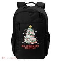 Book Tree Christmas Reading All Booked For Christmas  Backpack thumb 0