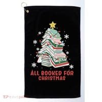 Book Tree Christmas Reading All Booked For Christmas  Golf Towel thumb 0