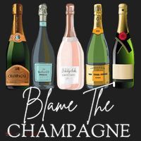 Blame The Champagne, Champagne Bottles Day Drinking Mimosa Women's Sweatshirt thumb 2