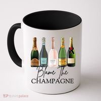 Blame The Champagne, Champagne Bottles Day Drinking Mimosa Coffee Mug thumb 0