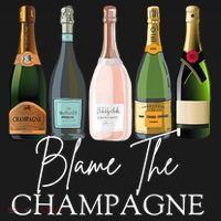 Blame The Champagne, Champagne Bottles Day Drinking Mimosa Women's Hoodie thumb 2