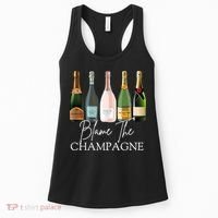 Blame The Champagne, Champagne Bottles Day Drinking Mimosa Women's Tank Top thumb 0