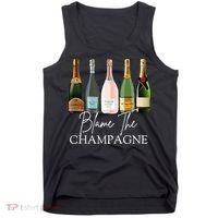 Blame The Champagne, Champagne Bottles Day Drinking Mimosa Tank Top thumb 0