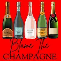 Blame The Champagne, Champagne Bottles Day Drinking Mimosa Santa Hat thumb 1