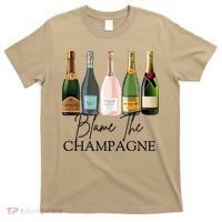 Blame The Champagne, Champagne Bottles Day Drinking Mimosa T-Shirt thumb 0