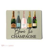 Blame The Champagne, Champagne Bottles Day Drinking Mimosa Mousepad thumb 0
