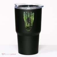 Bigfoot Track Cryptid Believer Forest Nature Woods Outdoors Tumbler thumb 0