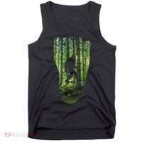 Bigfoot Track Cryptid Believer Forest Nature Woods Outdoors Tank Top thumb 0