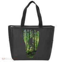 Bigfoot Track Cryptid Believer Forest Nature Woods Outdoors Tote Bag thumb 0