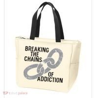 Breaking The Chains Of Addiction Aa Na Clean Sober Recovery Gift Tote Bag thumb 3
