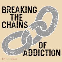 Breaking The Chains Of Addiction Aa Na Clean Sober Recovery Gift Tote Bag thumb 4