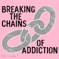 Breaking The Chains Of Addiction Aa Na Clean Sober Recovery Gift Coaster thumb 2