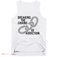 Breaking The Chains Of Addiction Aa Na Clean Sober Recovery Gift Tank Top thumb 0