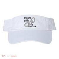 Breaking The Chains Of Addiction Aa Na Clean Sober Recovery Gift Visor thumb 0