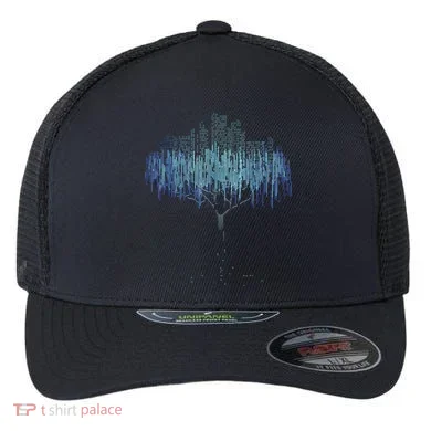 Binary Tree Coding Computer Programmer Funny Flexfit Unipanel Trucker Cap