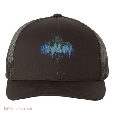 Binary Tree Coding Computer Programmer Funny Yupoong Adult 5-Panel Trucker Hat