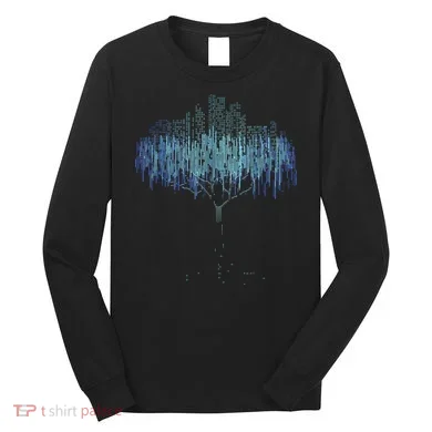 Binary Tree Coding Computer Programmer Funny Long Sleeve Shirt