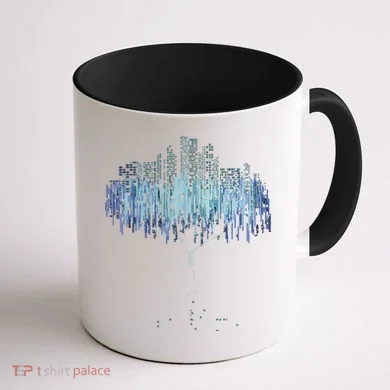 Binary Tree Coding Computer Programmer Funny Coffee Mug back