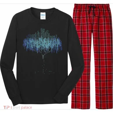 Binary Tree Coding Computer Programmer Funny Long Sleeve Pajama Set