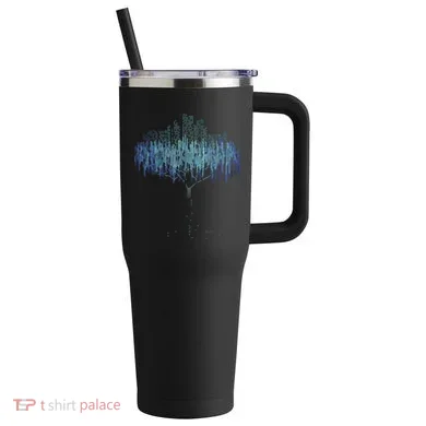 Binary Tree Coding Computer Programmer Funny 40oz Vacuum Insulated Stainless Steel Travel Tumbler