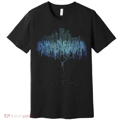 Binary Tree Coding Computer Programmer Funny Premium T-Shirt