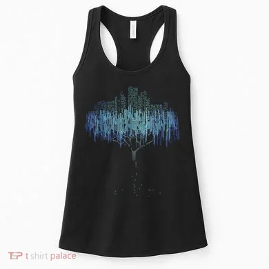 Binary Tree Coding Computer Programmer Funny Women's Tank Top