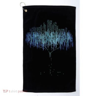 Binary Tree Coding Computer Programmer Funny Golf Towel