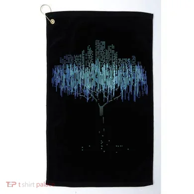 Binary Tree Coding Computer Programmer Funny Golf Towel