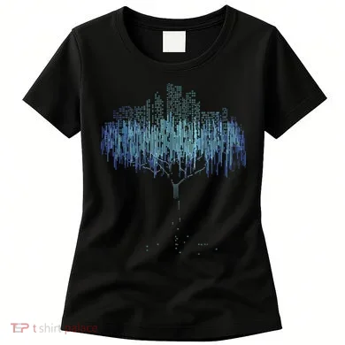 Binary Tree Coding Computer Programmer Funny Women's T-Shirt