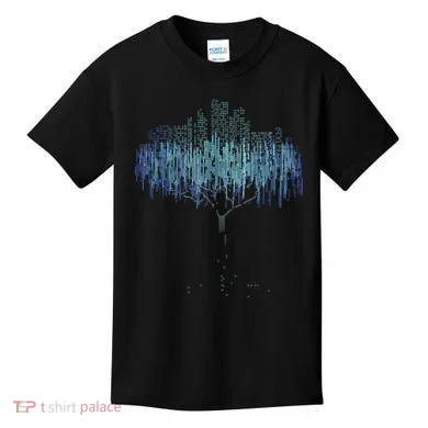 Binary Tree Coding Computer Programmer Funny Kids T-Shirt