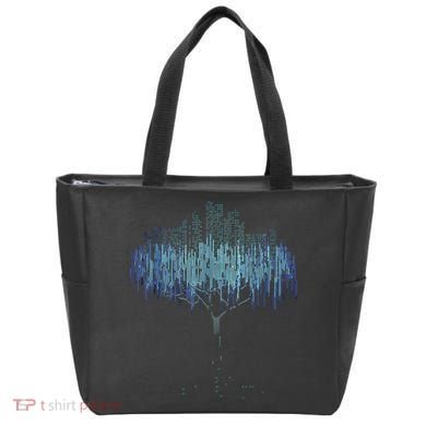 Binary Tree Coding Computer Programmer Funny Tote Bag