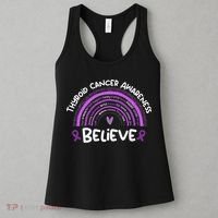 Believe Thyroid Cancer Awareness Month Thyroid Cancer Women's Tank Top thumb 3