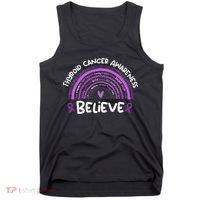 Believe Thyroid Cancer Awareness Month Thyroid Cancer Tank Top thumb 0