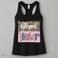Blessed Teacher Cheetah Print Women's Tank Top thumb 3