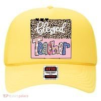Blessed Teacher Cheetah Print Hat thumb 0