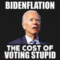 Bidenflation The Cost Of Voting Stupid Funny Bucket Hat thumb 4