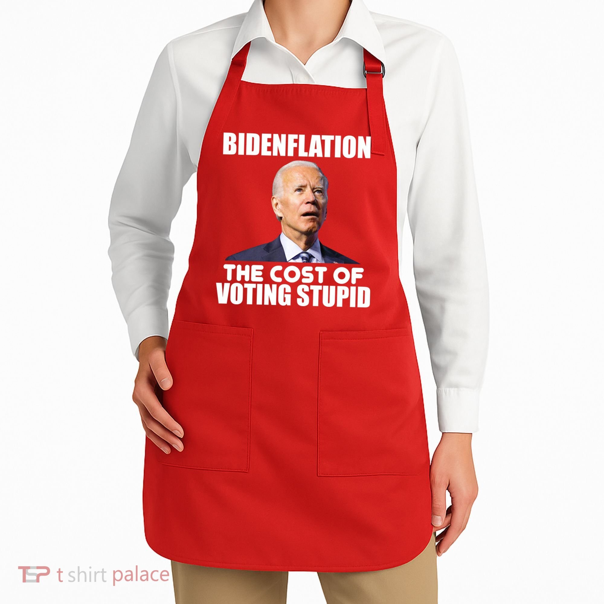 Bidenflation The Cost Of Voting Stupid Funny Apron