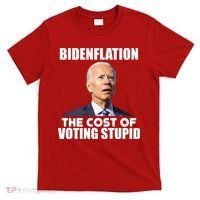 Bidenflation The Cost Of Voting Stupid Funny T-Shirt thumb 0