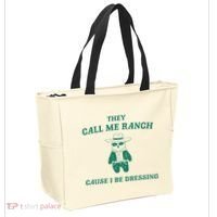 Bear They Call Me Ranch Cause I Be Dressing Tote Bag thumb 2