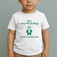 Bear They Call Me Ranch Cause I Be Dressing Toddler T-Shirt thumb 2