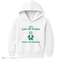 Bear They Call Me Ranch Cause I Be Dressing Kids Hoodie thumb 0