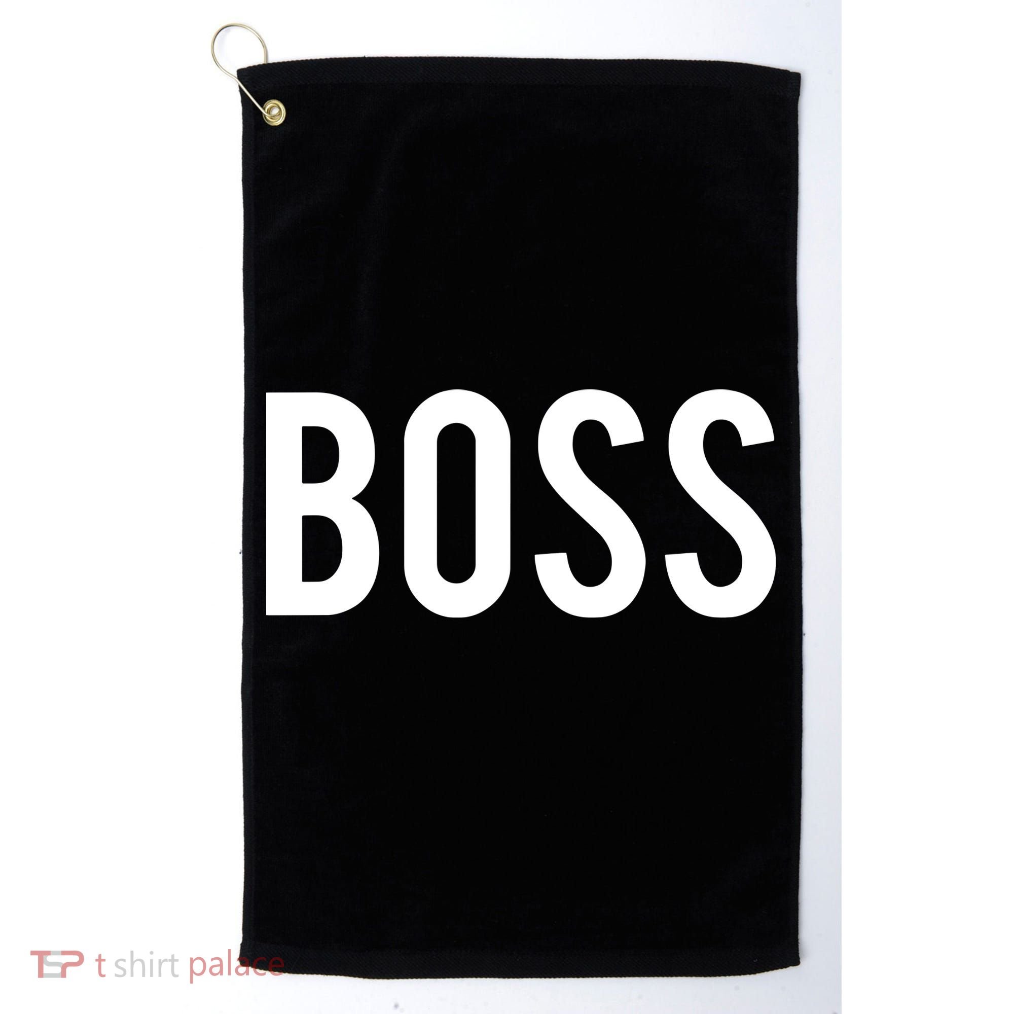 Boss T Cool New CEO Business Owner Money Gift Tee Golf Towel